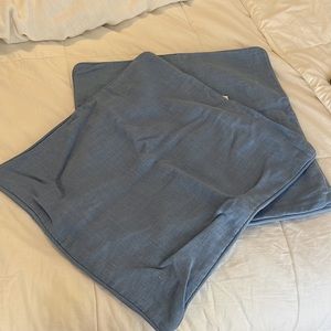 Sky blue Lambert Pillow. Set of 2 covers.